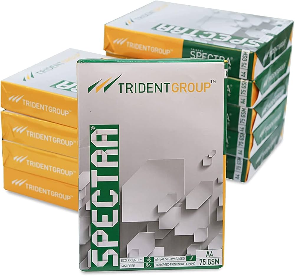 Trident Spectra — Trident Group 70/75/80 GSM A4 Copier Paper Wholesale India